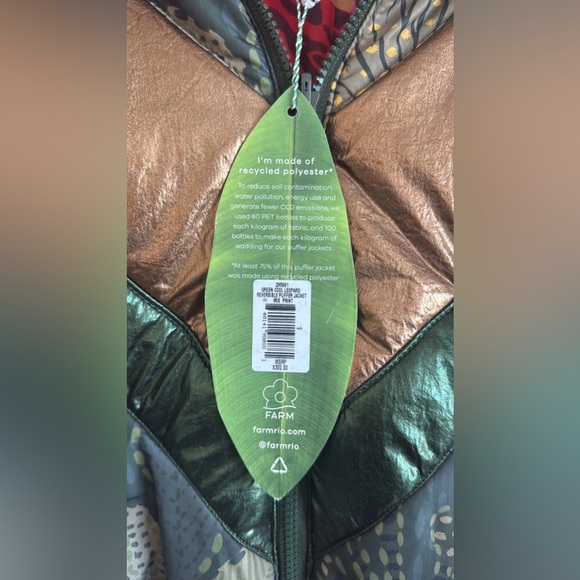 FARM Rio Multicolor Puffer Jacket - Picture 4 of 9